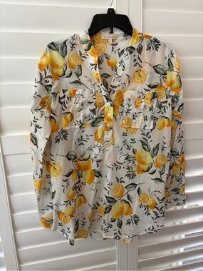 Eden & Olivia Lemon Tunic Blouse